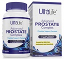ULTALIFE Advanced Saw Palmetto Prostate Supplement for Men with Beta Sitosterol Promove Conforto Urinário, Qualidade do Sono e Saúde da Próstata 90 Cápsulas