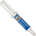 Oralx calma e fresca para cavalos. Colar calmante Formulado com L-Tryptophan & Herbal Extracts. Ajuda a manter a compostura calma e focada durante eventos e transporte. Seringa fácil. Feito nos EUA