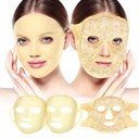 Face Ice Pack e 2 embalagens Capa de máscara de rosto de silicone, Máscaras Frescamente Congeladas Hot Cold Face Compress Reusable Skin Care definido para as mulheres para Puffiness Swelling Alief Beauty Spa Essentials