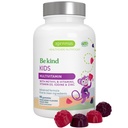 Igennus Metilated Kids Gummy multivitamínico, MTHFR, Sem adoçantes artificiais ou sabores, Livre de açúcar, Idade 4+, 90 gomas de sabor de cereja natural de pó de fruta, Não-GMO, Halal, rótulo limpo