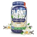 Genceutic Naturals Plant Head Protein Powder Supplement, Vanilla, 1.7-Libras (lbs)