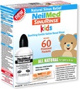 NeilMed Pharmaceuticals - Sinus Rinse Kids All Natural Kit - 60 pacotes pré-misturados