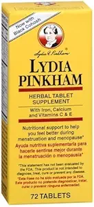 Lydia Pinkham Herbal Comprimido Suplemento 72 Comprimidos ( EMBALAGEM DE 2)