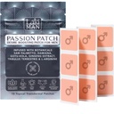 Laki Naturals Passion Patch para homens (Pacote de 15) – Suporta Circulação, Vitalidade, Vigour e Energia com Ingredientes Naturais – Formando Não-Habit, Tempo-Liberado Man's Health Wellness Patches