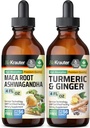Maca Ashwagandha Tintura 4 Fl. Oz. & Turmeric Ginger Tintura 4 Fl. Oz.