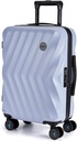 Bagagem 22x14x9 Airline Aprovado, PC Hardside Suitcase, 20 Polegada Carryon com rodas Spinner, Bagagem de viagem Leve Malas de rolamento para homens (Purple)