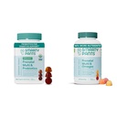SmartyPants Vitaminas pré-natais orgânicas para mulheres Multivitamin Gummies Bundle: Probióticos, Biotina, Metilfolato, Omega 3, Vitamina D3, B12, B6, A, K & Zinc, 120 contagem