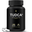 HUMANX TUDCA+ 1000mg Sales Bile Suplemento de suporte de fígado, fígado e vesícula biliar Cleanse Supplement - Vegan, Non GMO - EUA Made Easy to Swallow Cápsulas - Tauroursodeoxycholic Suplementos de ácido