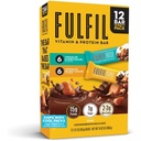 Snack Bares de proteína FULFIL, 6 Chocolate Amendoim e Caramel & 6 Chocolate Salgado Caramel, 15g Protein, Pantry Staples, 12 Count