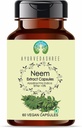 Neem Extract 500mg - 60 Cápsulas vegetarianas .Azadirachta Indica . Tudo Natural . 100% Vegan .