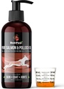 Puro óleo de salmão do Alasca & Pollock para cães & gatos pele e casaco - óleo de peixe líquido com bomba - Suporta função conjunta & saúde do coração - Omega 3 Suplemento de alimentos líquidos - All Natural EPA + DHA - 8 onças