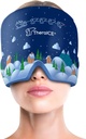 TheraICE Migraine Relief Cap, Gel de refrigeração chapéu, calmante Cefaleia Pacote de gelo máscara produtos, rosto frio Compress Head Wrap para tensão e estresse