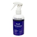 SkinSmart Daily Foot Cleanser para Pés No Risk, remove bactérias para ajudar a evitar infecções, 8 onça Spray