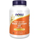 Now Foods Supplements, Black Currant Oil 1000 mg Dupla dosagem com 140mg de GLA (ácido gama-linolênico), 100 Softgels
