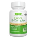 Igennus Super B-Complexo Metilado B Vitaminas - Liberação Mantida, Etiqueta Limpa e Alta Absorção, com Folato 5-MTHF e Metil B12, Energia, Humor e Desempenho Cognitivo, Lab Verificado, 180 Comprimidos Pequenos