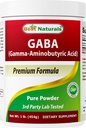 Melhores naturais GABA (ácido gama aminobutírico) Pó puro 1 Libra