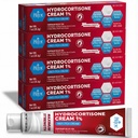 MED Orgulho Hidro Cortisona (Hydrocortisona) Creme 1% OTC Pacote em massa de 4 X 1 Oz Anti-Itch Pomada para Erupção, Eczema, Mordidas de Bug