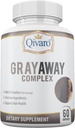 Gray Away Complex - Advanced Unisex Suplemento para Restauração Natural de Cor do Cabelo - Inverte Cinza para Homens e Mulheres - 60 Cápsulas