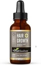 Crescimento do cabelo Plus 1 oz - Bamboo produto do cabelo para mulheres e homens para o crescimento do cabelo com suplementos de colágeno, queratina - Pele do cabelo e unhas Vitaminas para todos os tipos de cabelo -1 garrafa