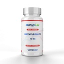 Metil-Life® L-Metilfolato 10 mg - Comprimidos de folato ativo mastigáveis com forma ultrapura de cerebrofolato® (L-5-MTHF, cálcio)
