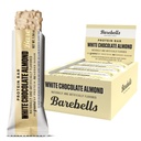 Barrinhas de proteína Barrinhas de chocolate branco Amêndoa - 12 Count, 20g Alta Protein Treats - Chocolate Nutrition Bar com 1g Total de Açúcares - Café da manhã on-the-go ou pós-treino
