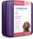 MySimplePetLab Ear Care Dog Kit I medicado Tris Flush Dog Ear Cleaner I Infecção Tratamento com Ketoconazol I Hidrocortisona gotas Eu conforto para fedorenta, coceira, ou orelhas doloridas