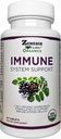 Zenesis Labs Suplemento de suporte imunológico orgânico Vitamina C, Moringa, Elderberry, Astragalus, Orégano, Ginger, Alho (90 comprimidos, suprimentos de 30 dias)