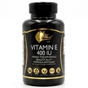 Cocó Março N.M.D Natural Vitamina E 400 UI-Mistured Tocoferols, Beauty Ally, 3 Mês de Fornecimento - Sem glúten, Paleo Friendly, Laticínios Grátis, Keto Friendly, GMO Grátis, 100 Softgels