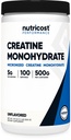 Nutricost Creatina Mono-hidratado pó micronizado 500G, 5000mg por Serv (5g) - 100 Servings, 17.9 Oz