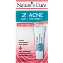 Cura da Natureza Tratamento Acne 2 Parte para Mulheres 60 comprimidos 1 oz Creme (Pacote de 7)