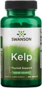 Swanson Premium Brand Kelp - Fonte de iodo natural de apoio à saúde da tireóide - Suplemento mineral w / fonte de iodo padronizado 0,4% - (250 comprimidos, 225 mcg cada)