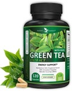 Potent Garden Green Tea Extract com EGCG Energia Natural, Foco Mental, Suporte imunológico, Antioxidante e saudável coração fórmula, Não-GMO 120 Green Tea Extract Cápsulas