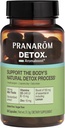 Pranarom - Aromaboost Detox Herbal Supplement - Elimina Toxinas e Drenas O Corpo - Cardo de Leite e Zinco - Vitaminas D3 e E - Óleo Essencial de Limão - 60 Contagem