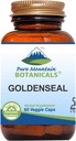 Pure Mountain Botanicals Goldenseal Cápsulas - Kosher Vegan Caps com 250mg Goldenseal suplemento raiz