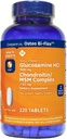 Marca de Membro Força Tripla Glucosamina 1500mg & Chondroitina HSH 1288mg Comprimidos (1 frasco (220 comprimidos))