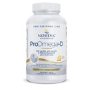 Naturals nórdicos ProOmega-D, sabor limão - 120 géis macios - 1280 mg Omega-3 + 1000 UI D3 - Óleo de peixe de alta potência - EPA & DHA - Cérebro, Olho, Coração, & Saúde Imune - Não-GMO - 60 Servings