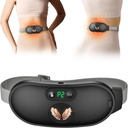 Almofada de aquecimento para Cãimbras de Período, Aquecimento Rápido com 6 Níveis de Calor e 6 Modos de Massagem, Almofada de Aquecimento Menstrual Sem Cordas Portátil, Massagista de Período de Recuar ou Belly para Mulheres e Meninas, Preto