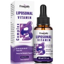 Vitamina B Líquido Complexo Sublingual B Suplemento Complexo Vitaminas para Mulheres Homens Melhorado Absorção Metilado B12, B1, B2, B3, B5, B6, Folato, Biotina para a Energia e Imune Suporte-2,0 oz