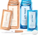 Kit de Teste da Menopausa FSH [5 testes] e Kit de Teste da ITU [6 testes]