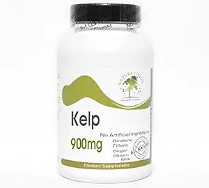 Kelp 900mg ~ 180 Cápsulas - Sem Aditivos ~ Suplementos de Natureza