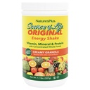 Naturezas Plus Fonte de Vida Energia Shake, Granola cremosa - 1,1 lbs - Fornece 13g de proteína completa, vitaminas e minerais - Não-GMO, sem glúten, vegetariano - 13 Total Servings