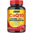 CoQ10 200mg Softgels com Vitamina E & Omega 3-6 -9 & PQQ - Coenzima de alta absorção Q10 com Bioperina ; Antioxidante máximo ; Suportes do coração e Suplemento de Produção de Energia Celular      . 120