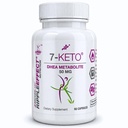 Bricker Labs 7-Keto DHEA Metabolite 50 mg Suplemento dietético para suporte metabólico e equilíbrio energético, 60 Cápsulas