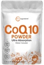 Micro Ingredientes Água Solúvel COQ10 Suplemento (COQ10 200mg por servir em forma de pó), 50 gramas (8 Meses de Abastecimento), Absorção Extra, Suporta Coração e Energia Saúde, Vegan Friendly