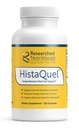 Pesquisados Nutricionais HistaQuel - dupla ação Histamina & Mast Cell Support Fórmula - clinicamente pesquisada Flavonóide & Fórmula de ervas com Stinging Nettle & Black Cumin Seed Oil, 120 Cápsulas