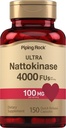 Piping Rock Nattokinase Supplement 4000 FU 100mg Ou 150 cápsulas