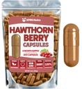 Hawthorn Berry Powder Cápsulas - 360 Contagem (6 Mês de Fornecimento) - Premium Hawthorn Berry Cápsulas para Apoio Cardiovascular - Hawthorne Berry Powder - Um Suplemento Hawthorne Ideal para Homens e Mulheres