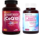 BioEmblem Beauty Probióticos para Mulheres e CoQ10 com contagem BioPerine 90