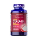 Pride Coenzyme CoQ10 200mg, Suplemento dietético para a saúde do coração, pressão arterial, saúde da gengiva oral, e apoio saudável do envelhecimento, 240 Servings, liberação rápida Softgels