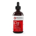 PROTOCOLO PARA A VIDA BALANCE Líquido B-12 5.000mcg - Suporte do Sistema Nervoso - com B Vitaminas - Dairy Free & Vegan Vitamina B Liquid - 4 fl oz